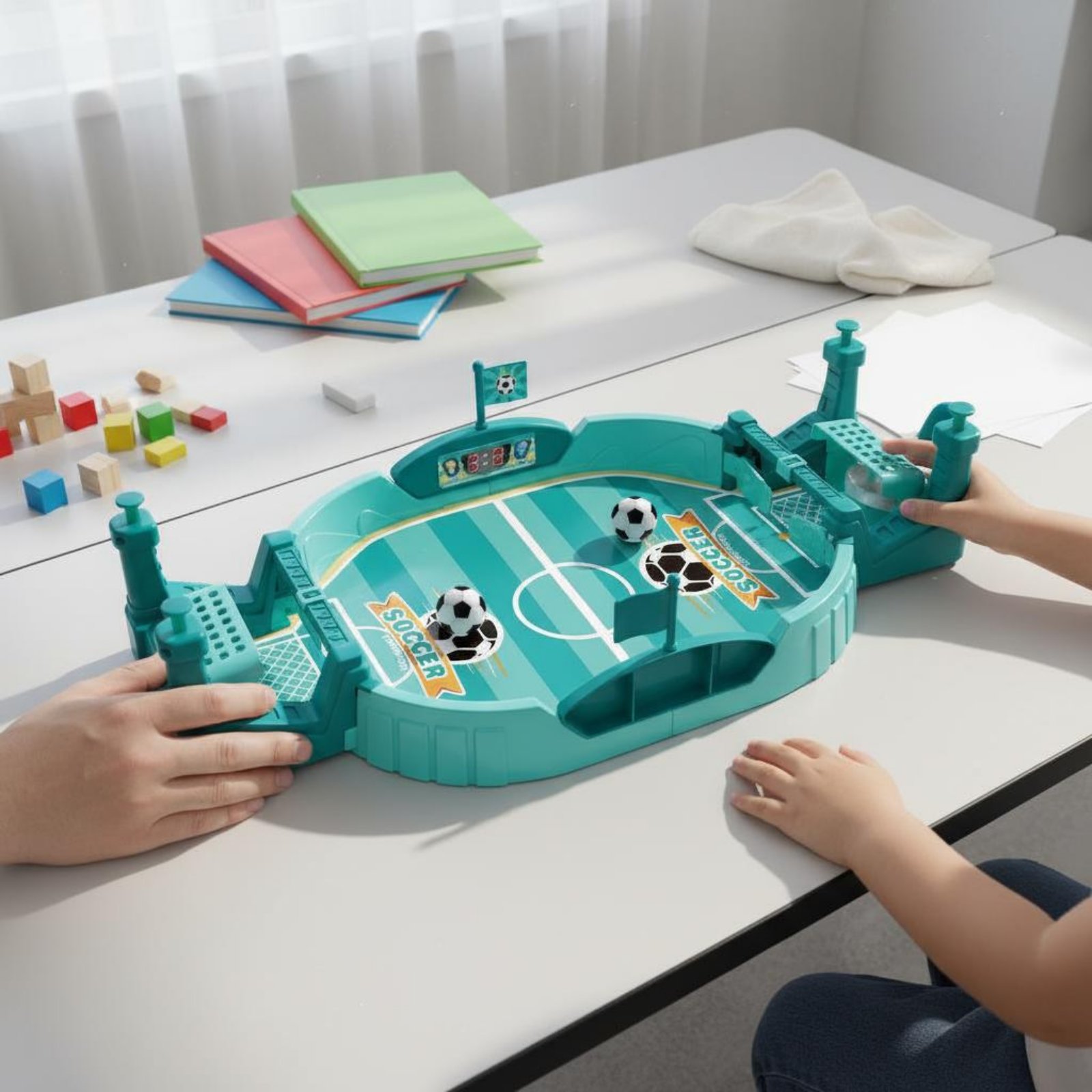 Party Games Mini - 2 Player Battle Futbol Toy Improves