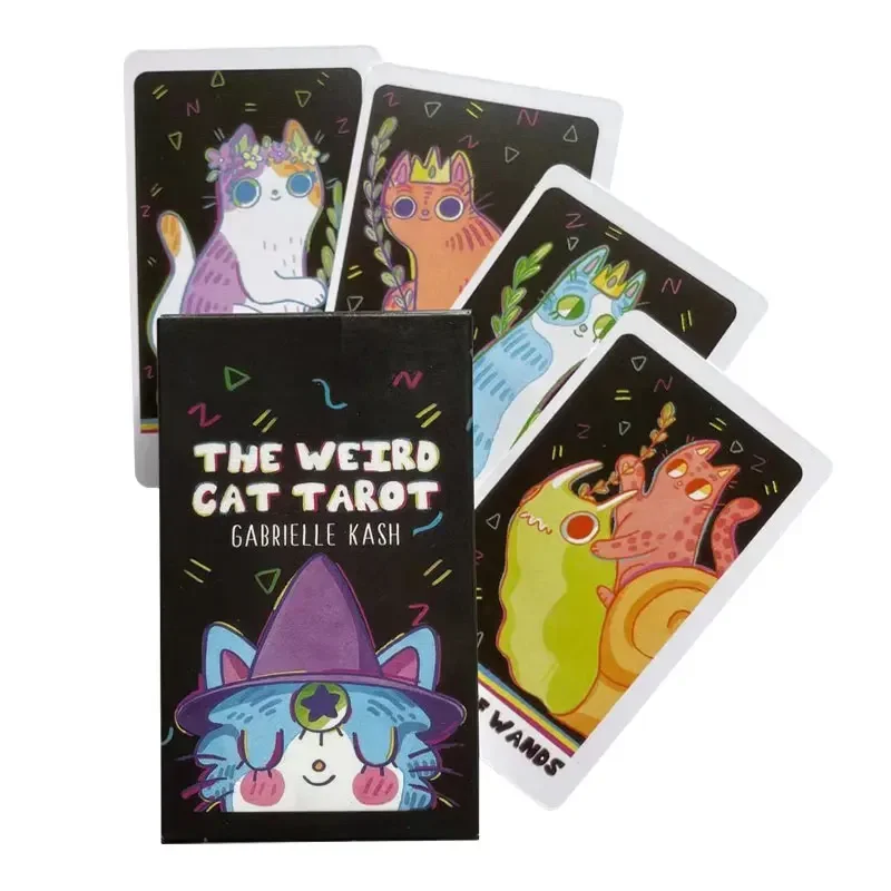 Party Games Easy - The Weird Cat Tarot English Card