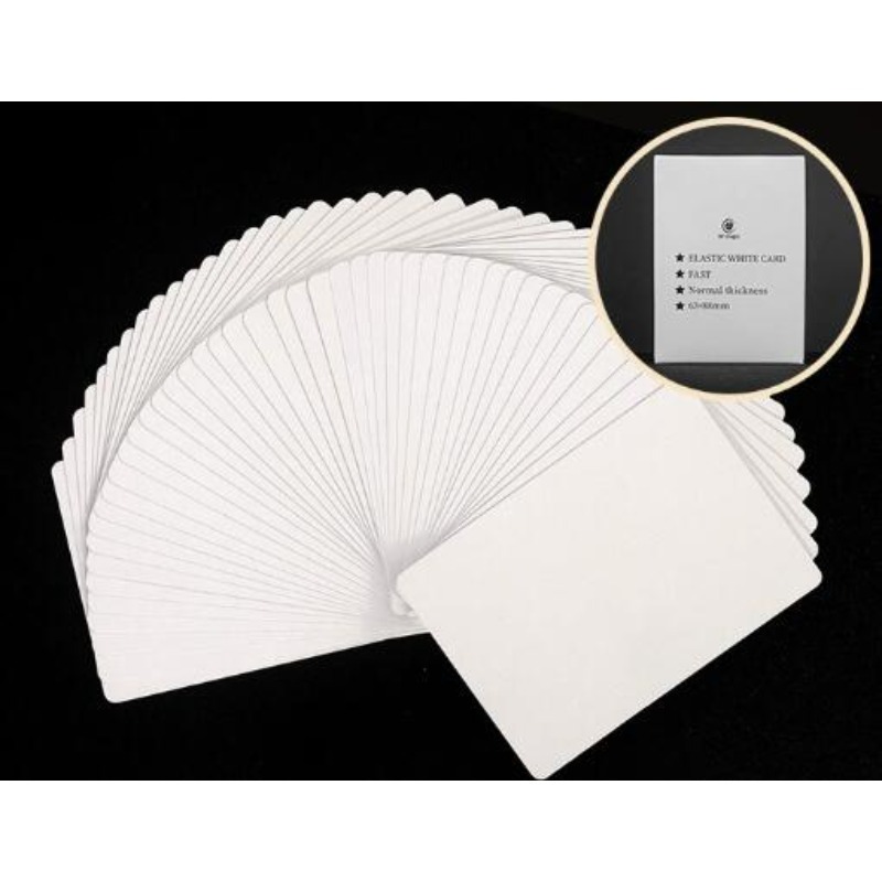 Party Games Easy - Elastic White Card (Double Side White)