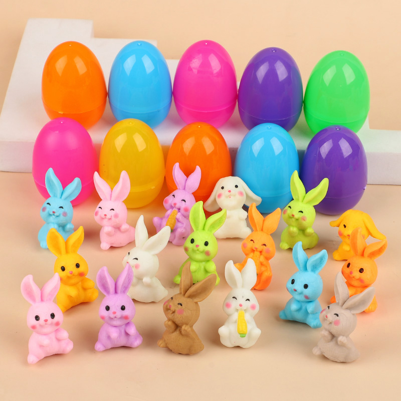 24Pcs Easter Egg With Rabbit F - Party Games Easter For Kids ulasan dan harga