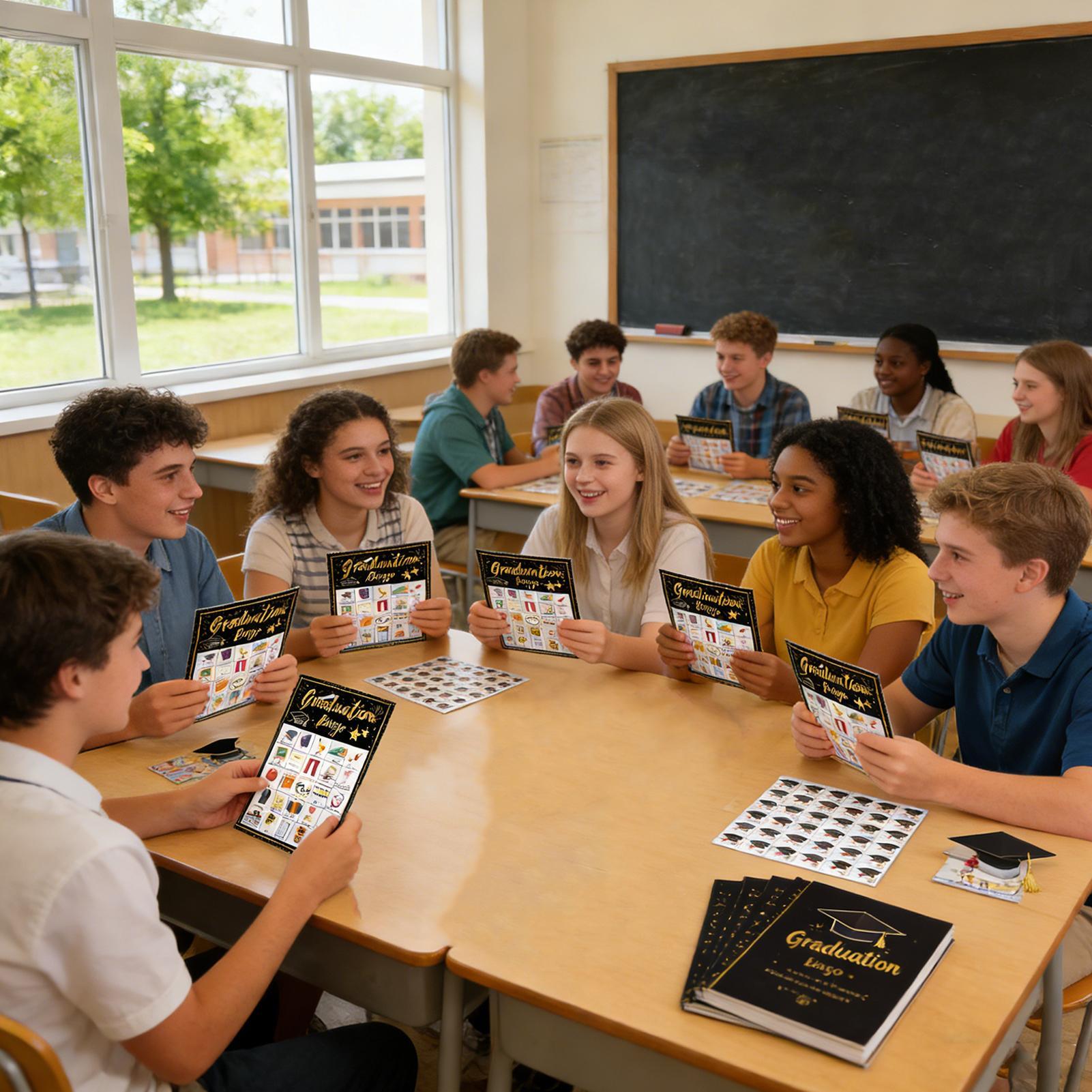 Graduation Bingo Game 24-Playe - Party Games College ulasan dan harga