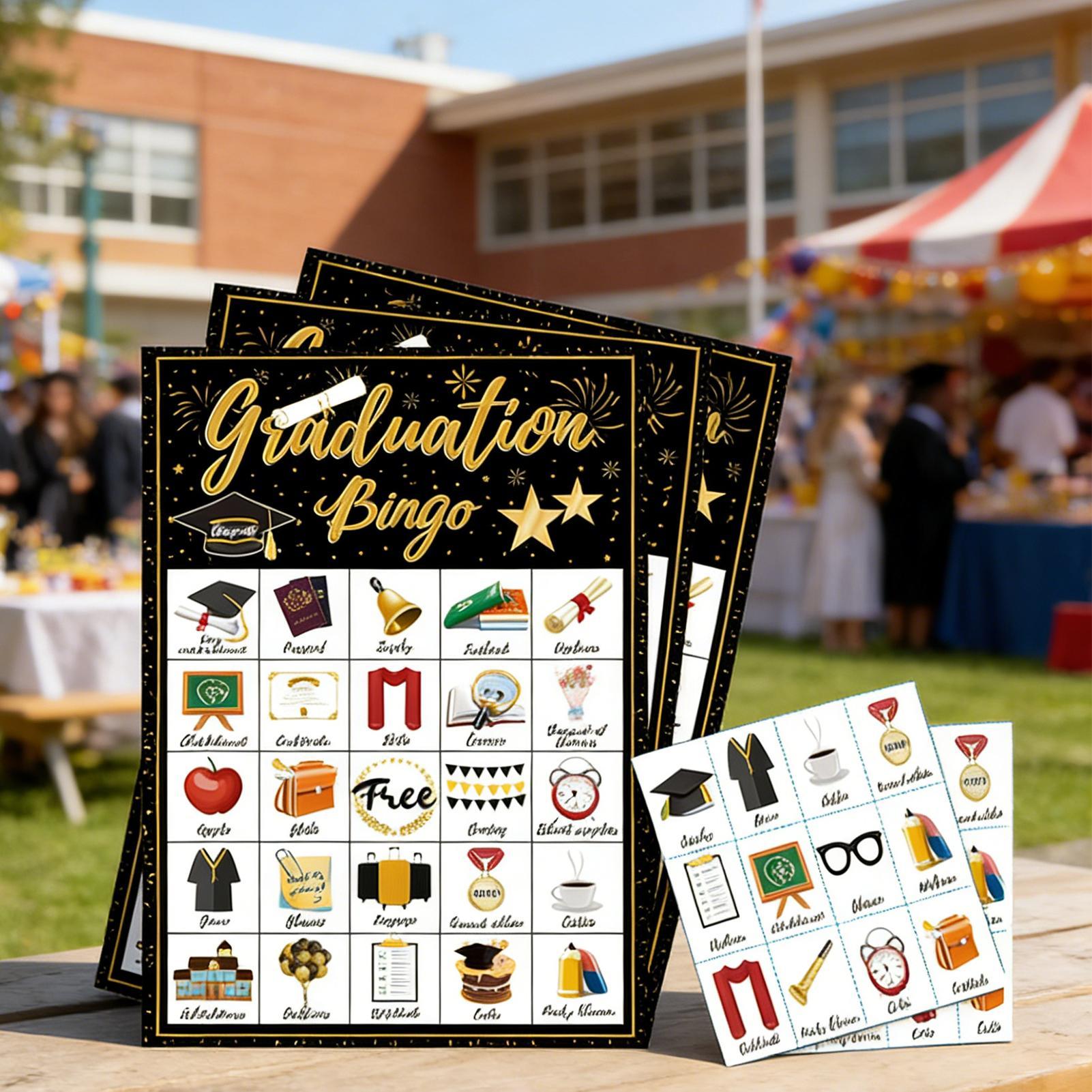 Graduation Bingo Game 24-Playe - Party Games College ulasan dan harga