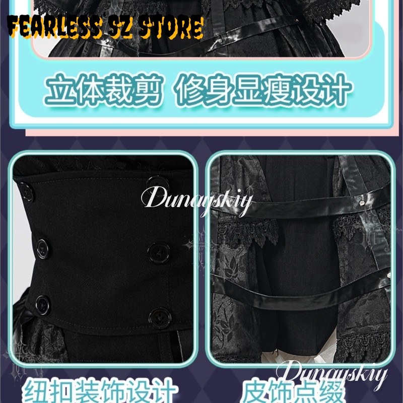 Girl Gothic Dress Halloween Ca - Party Games Girls ulasan dan harga