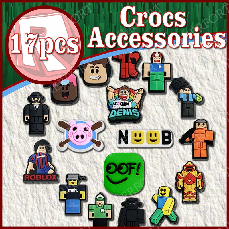 Robloxed Crocs Charms Cute Gam - Party Games Graduation Ideas ulasan dan harga
