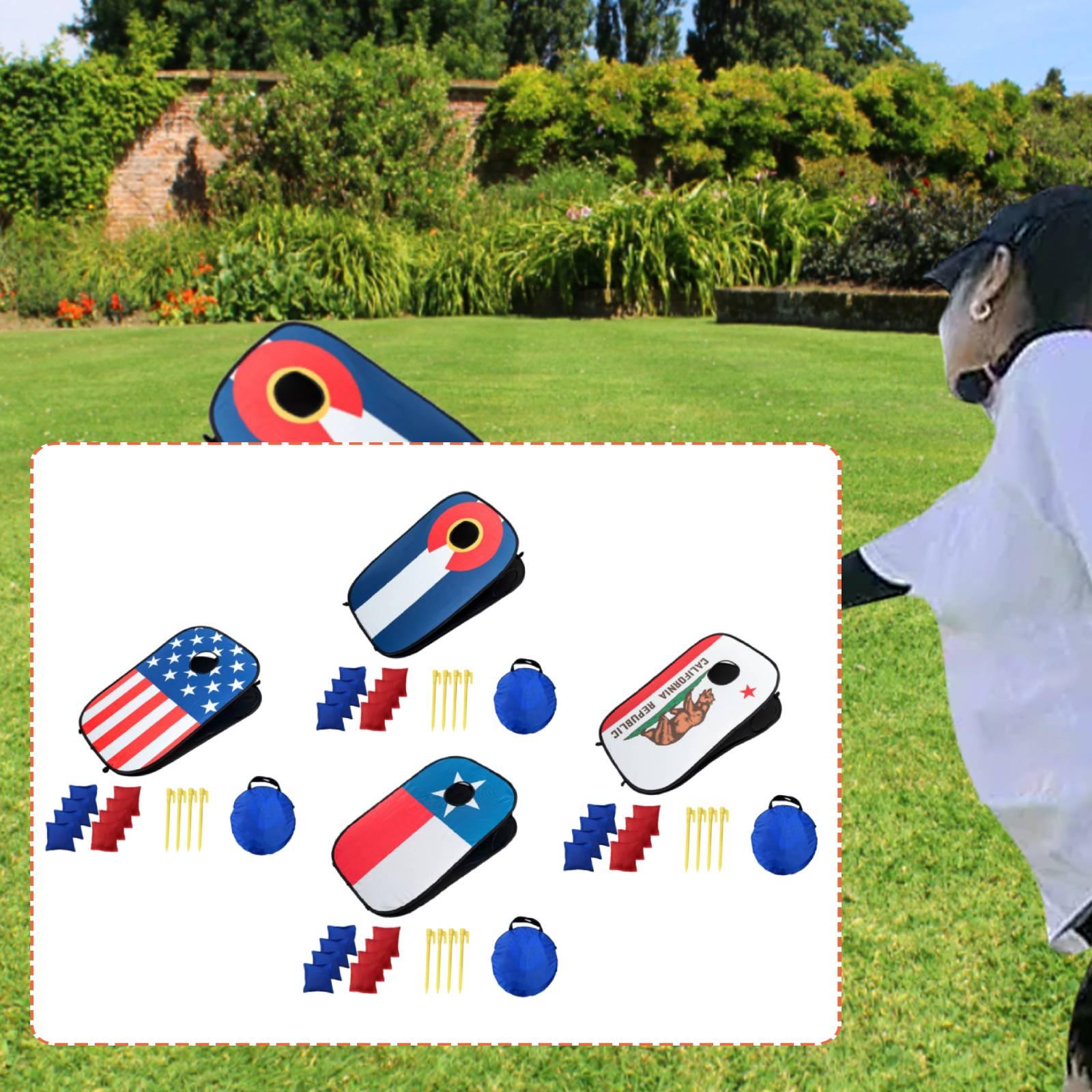 Bean Bag Toss Game Cornhole Bo - Cornhole Board Set ulasan dan harga