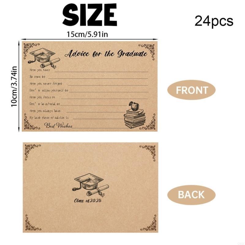 G92C 24Pcs Graduation Advice C - Party Games College ulasan dan harga