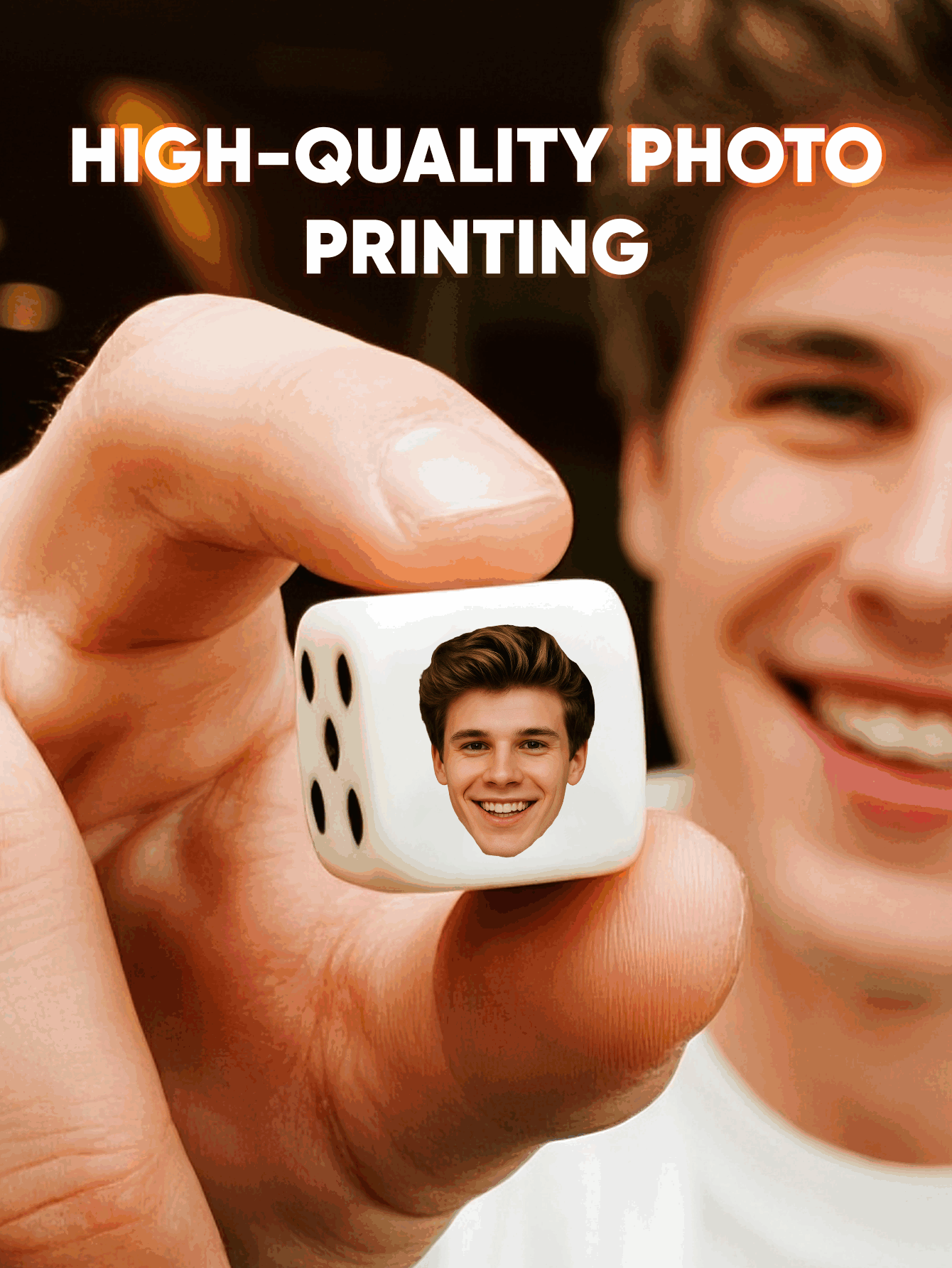 Custom Face Dice Personalized  - Party Games Groups ulasan dan harga
