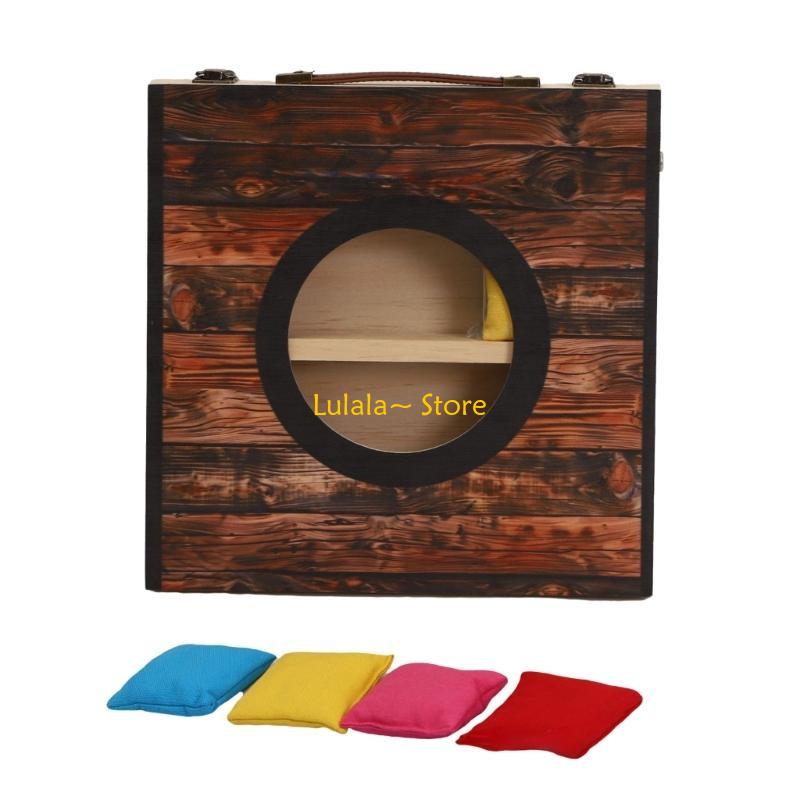 Y4QA Cornholes Game Set with 4 - Cornhole Board Set ulasan dan harga