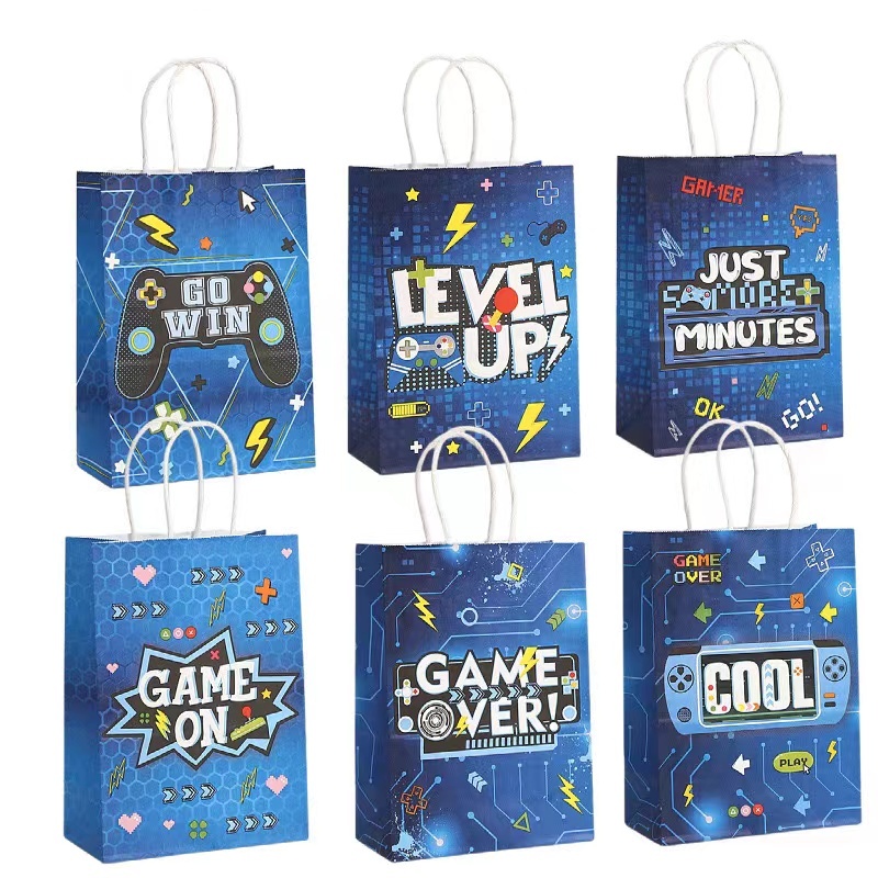 6/24Pcs Video Game on Theme Pa - Party Games Easter For Kids ulasan dan harga