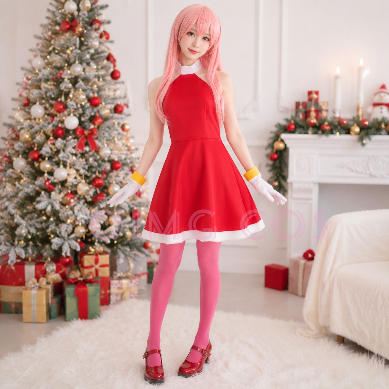 Amy Rose Cosplay Costume Adult - Party Games Groups ulasan dan harga