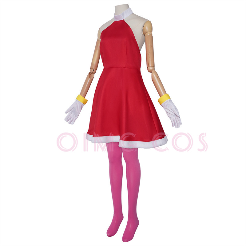 Amy Rose Cosplay Costume Adult - Party Games Groups ulasan dan harga
