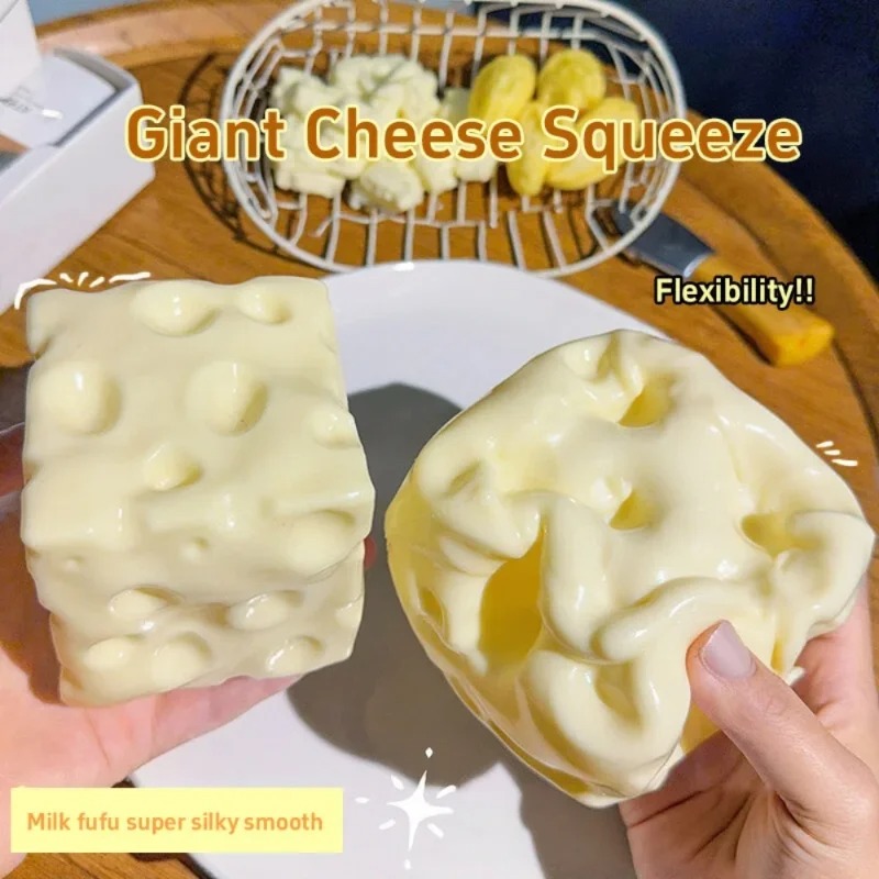 Taba Squishy Cheese Cube Stres - Party Games Game ulasan dan harga