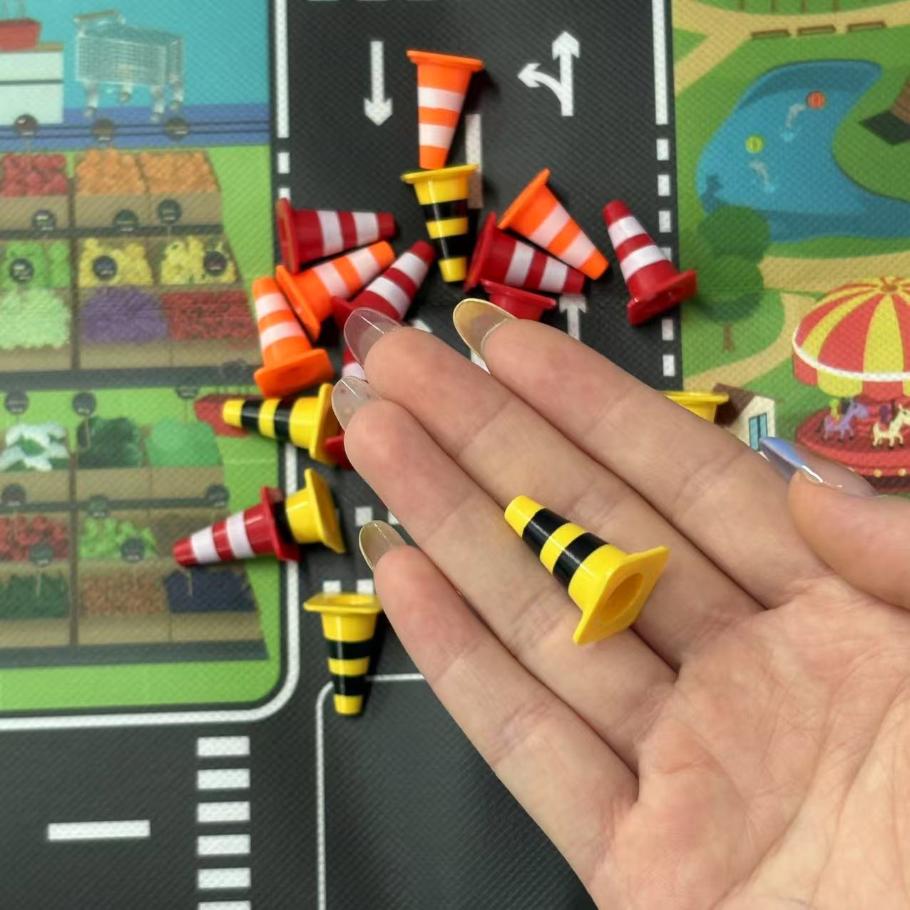 Mini Traffic Road Signs & Road - Party Games Mini ulasan dan harga
