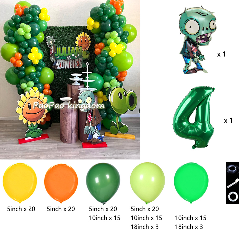 Plants Vs. Z-Zombies Balloons  - Party Games Easter For Kids ulasan dan harga