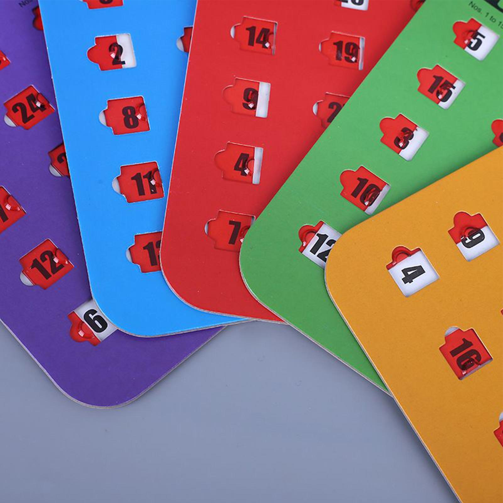 5 Pieces Bingo Game Cards Larg - Party Games For Adults Large Group ulasan dan harga