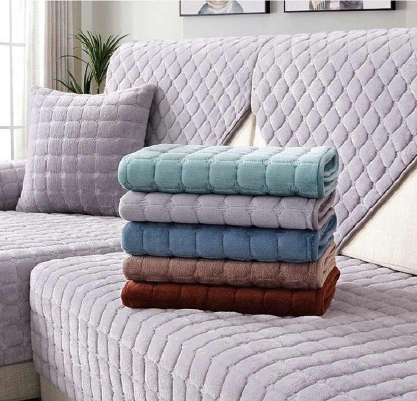 Thickened Flannel Sofa Cushion - Washer Toss Set ulasan dan harga