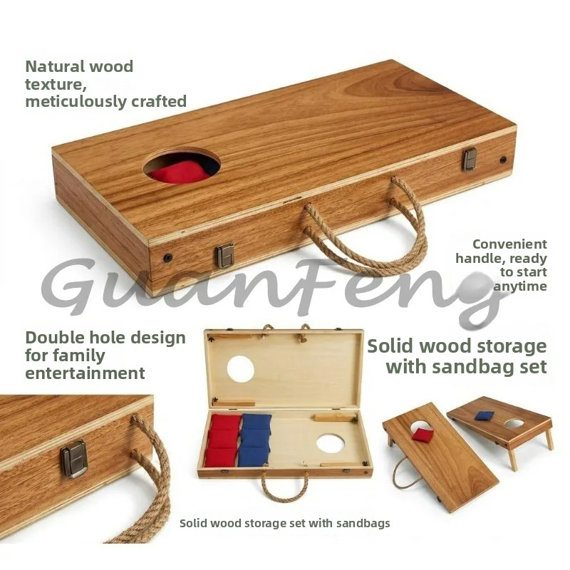 Wooden Foldable Cornhole Set B - Cornhole Board Set ulasan dan harga