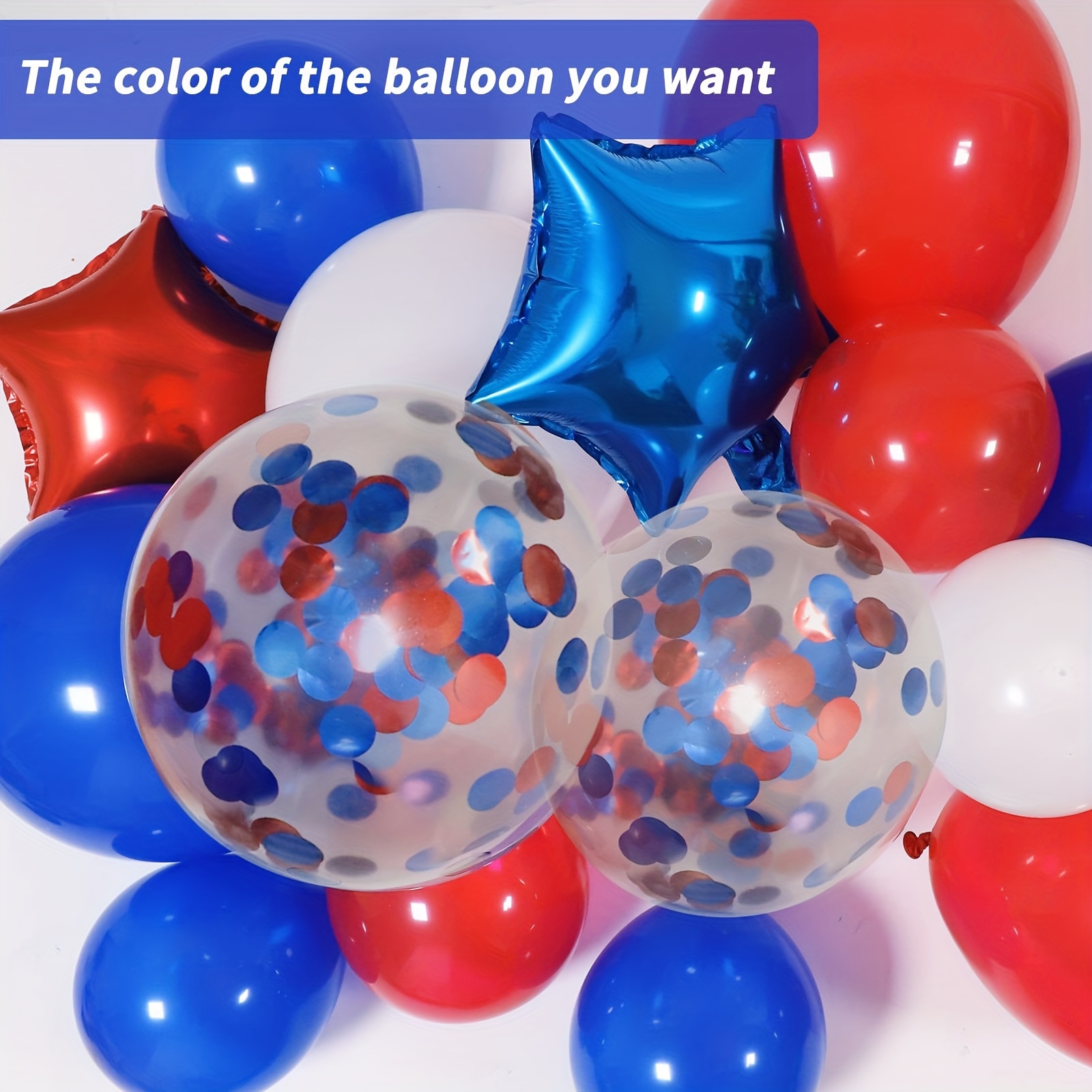158pcs Red White Blue Patrioti - Party Games Easy ulasan dan harga