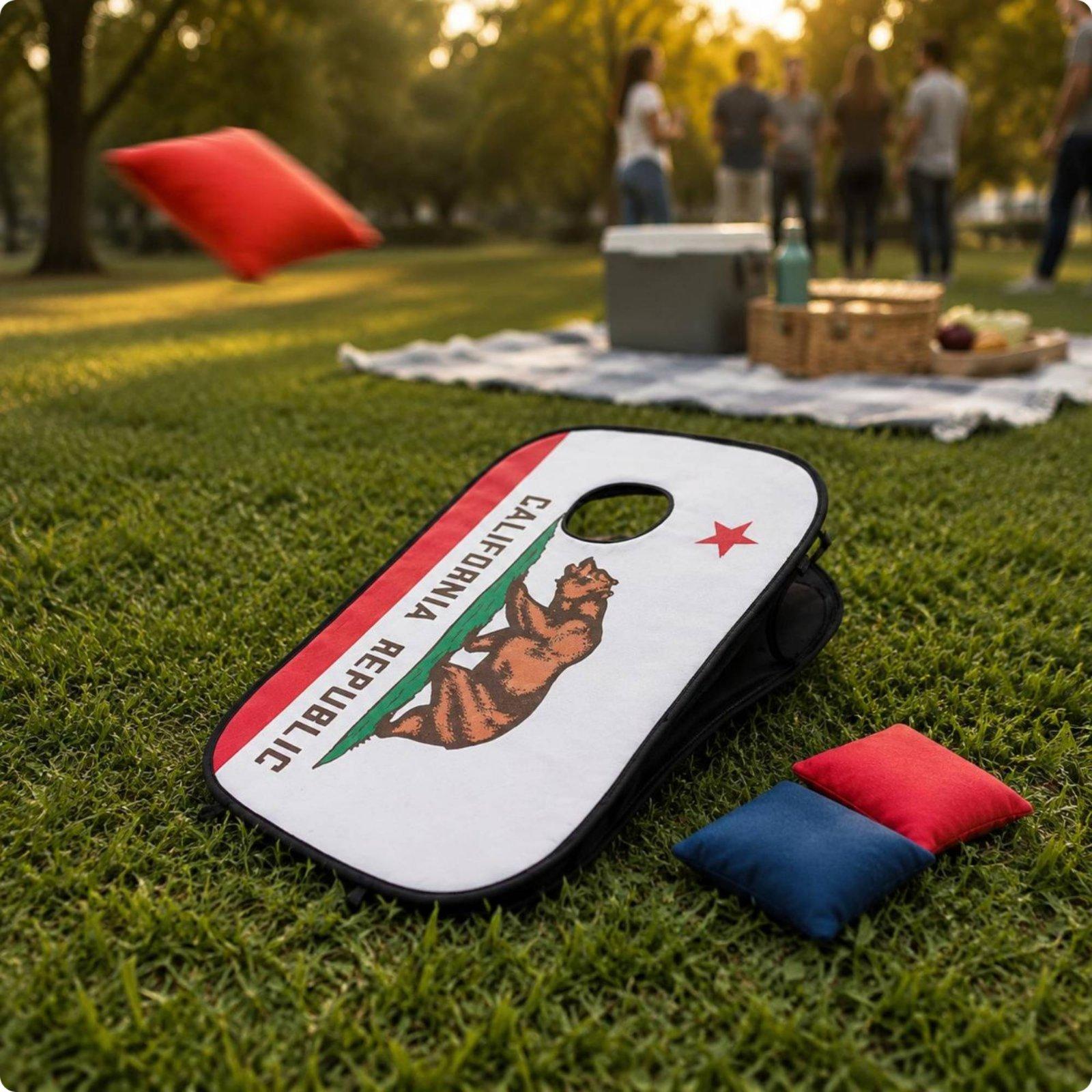 Cornhole Board Set Indoor and  - Cornhole Board Set ulasan dan harga