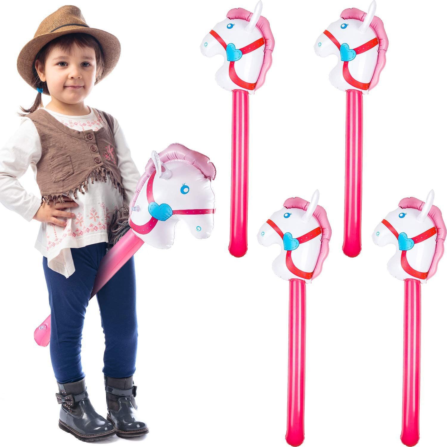 Inflatable Horsehead Stick Uni - Party Games Easter For Kids ulasan dan harga