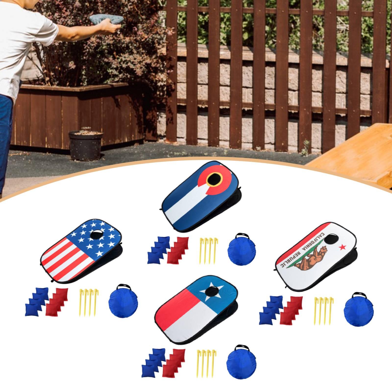 Portable Corn Hole Board Set w - Cornhole Board Set ulasan dan harga