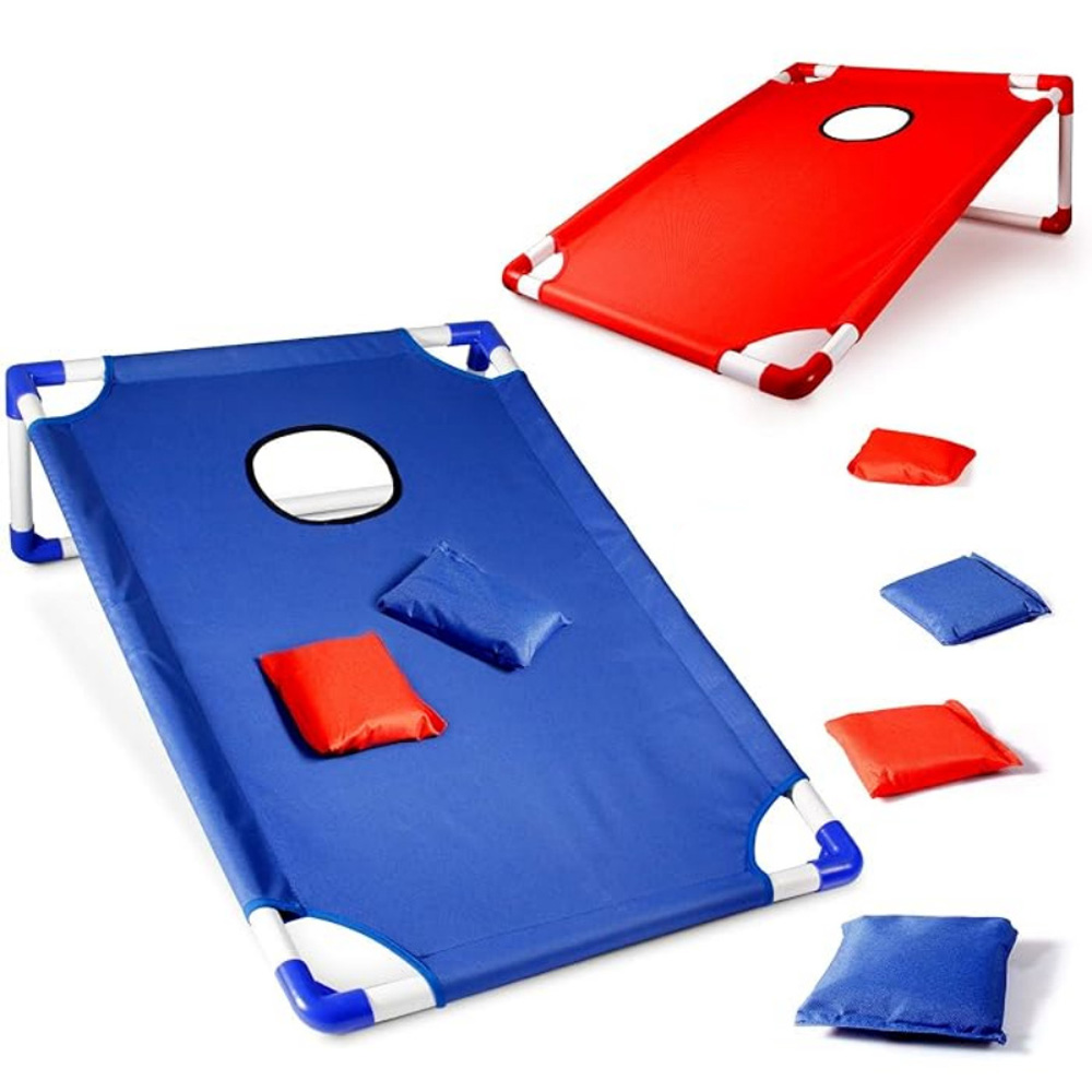 Portable Cornhole Set with 1 C - Cornhole Board Set ulasan dan harga