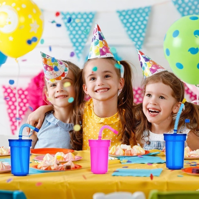 6-18PCS Portable Party Cup wit - Party Games Youth ulasan dan harga