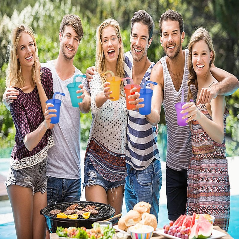 6-18PCS Portable Party Cup wit - Party Games Youth ulasan dan harga