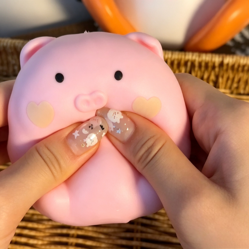 Crunchy Pink Pig Squishy Handm - Party Games Game ulasan dan harga