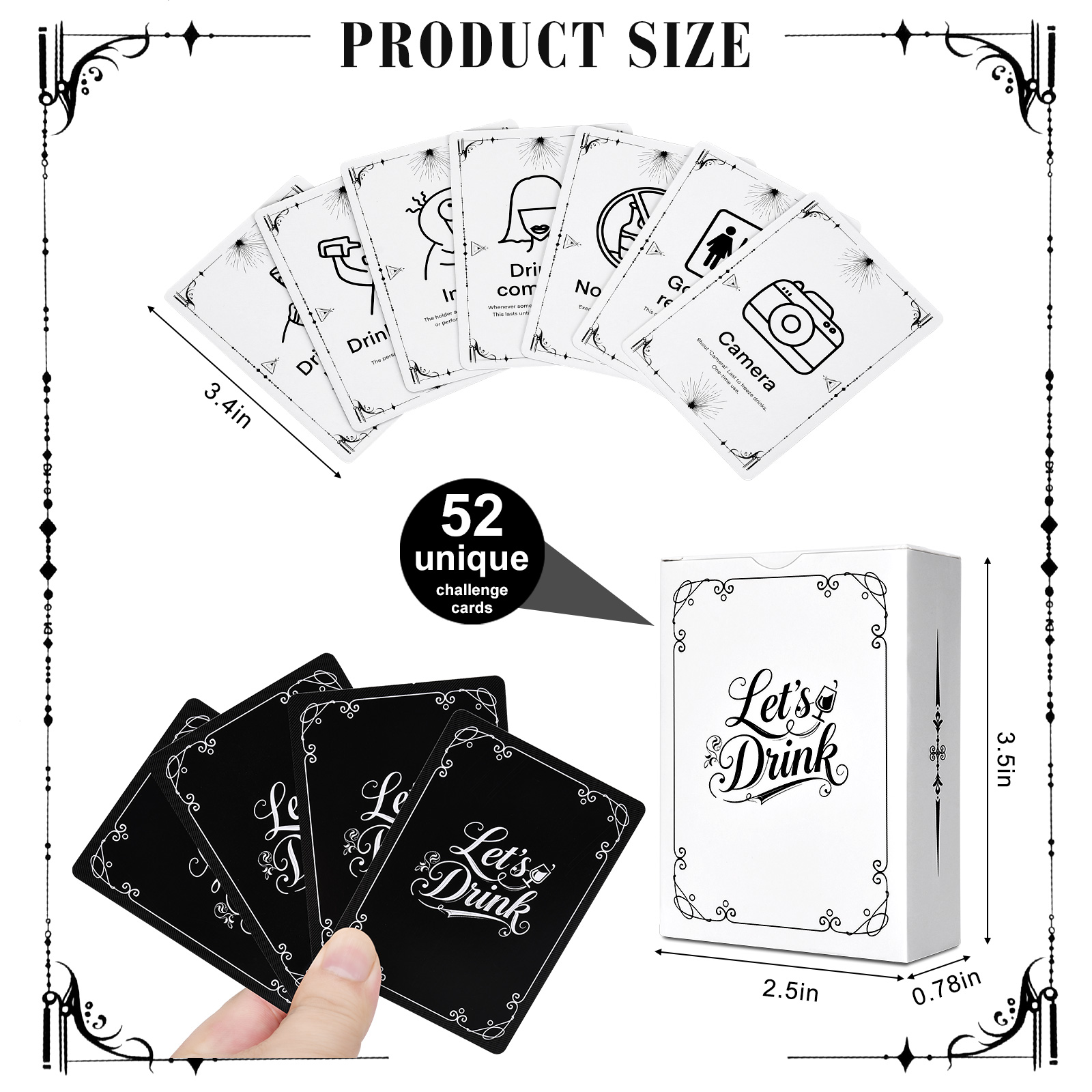 Adult Drinking Game Cards – 52 - Party Games College ulasan dan harga