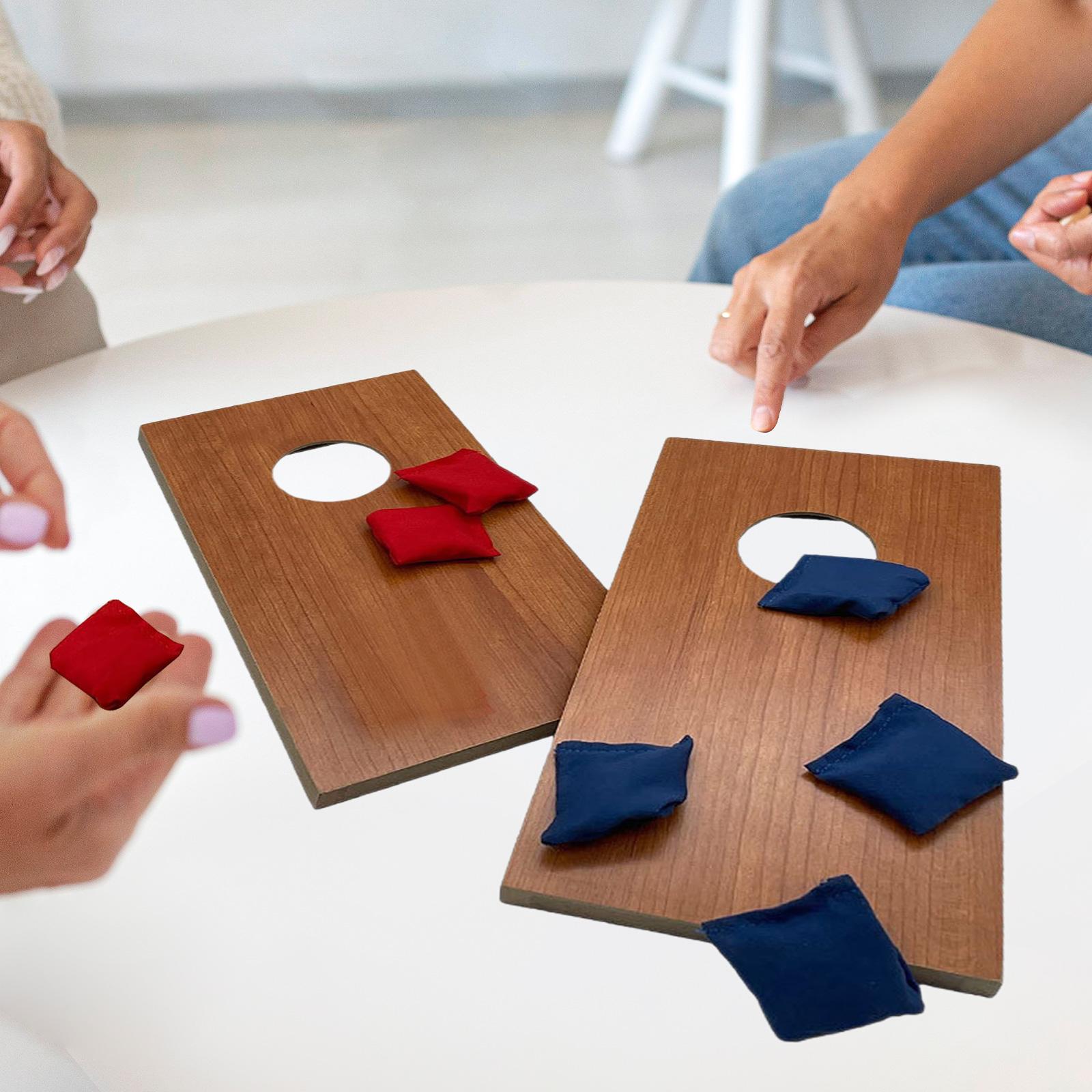 2x Cornhole Set Sandbag Throw  - Cornhole Board Set ulasan dan harga