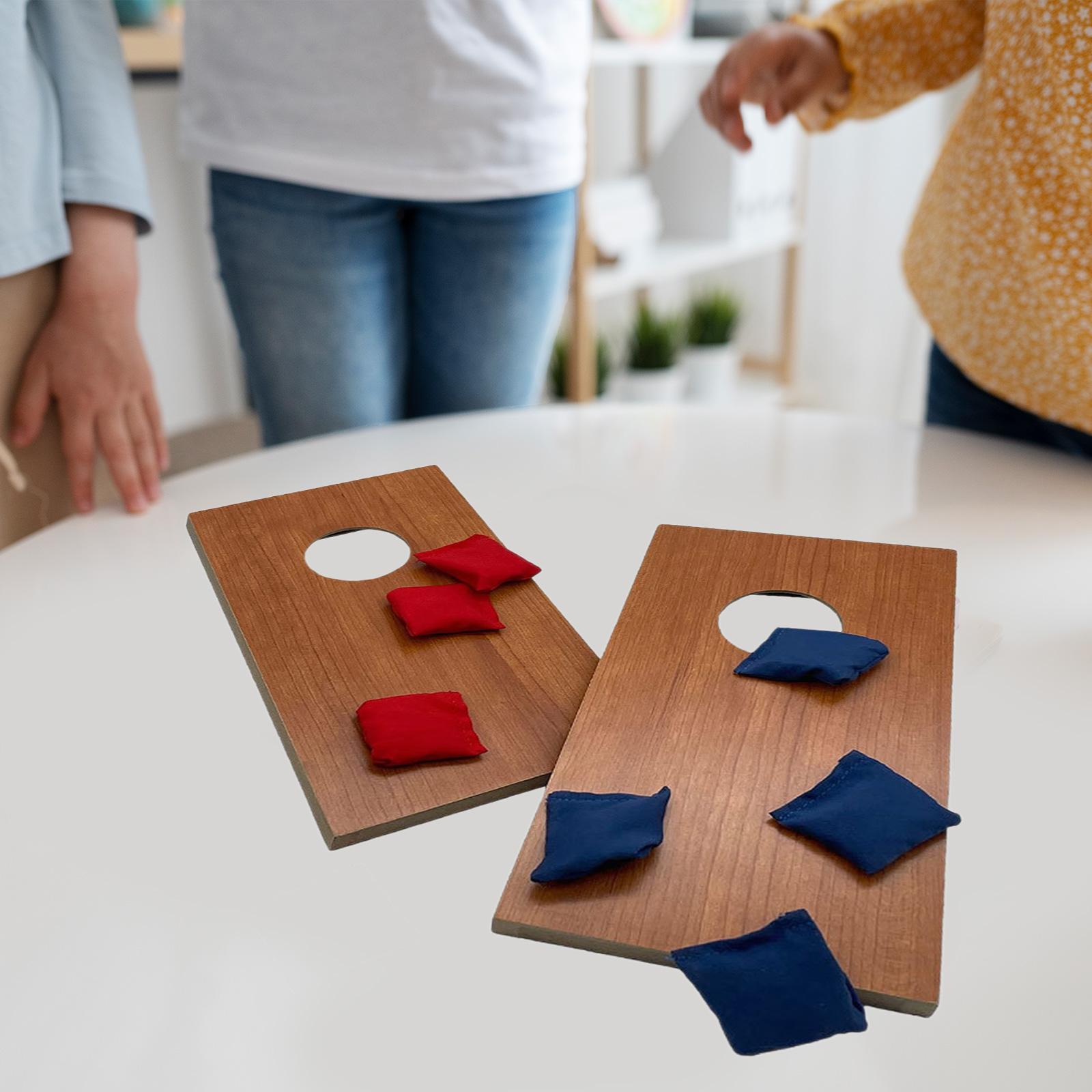 2x Cornhole Set Sandbag Throw  - Cornhole Board Set ulasan dan harga