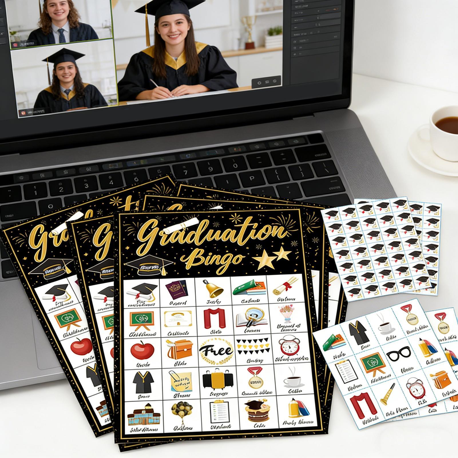Graduation Party Bingo Cards 2 - Party Games College ulasan dan harga