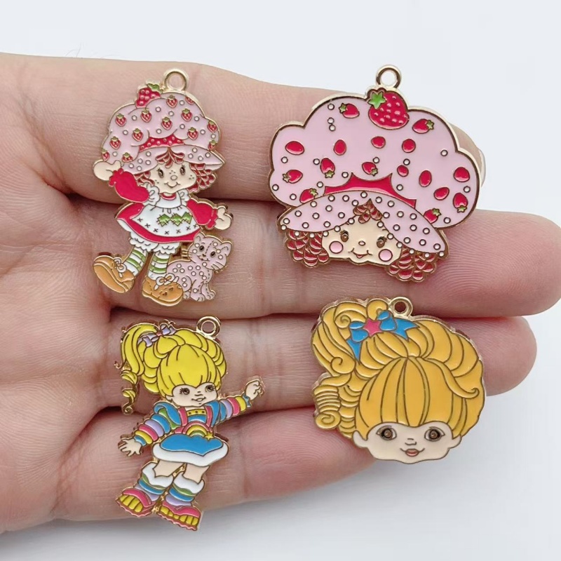 10pcs Cute Little Girl Enamel  - Party Games Girls ulasan dan harga