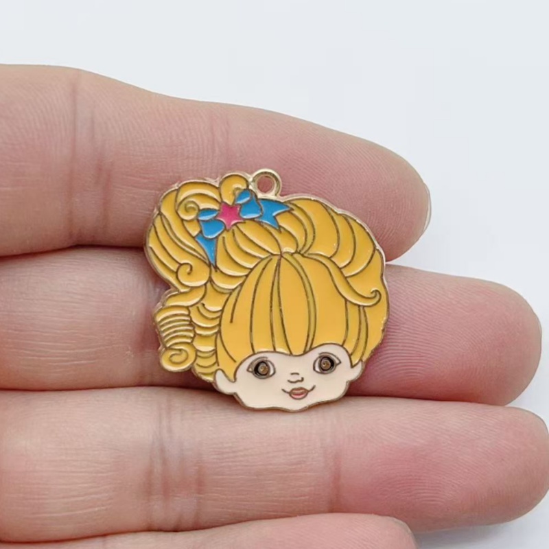 10pcs Cute Little Girl Enamel  - Party Games Girls ulasan dan harga